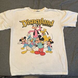 Disney White T-Shirt with Classic Characters